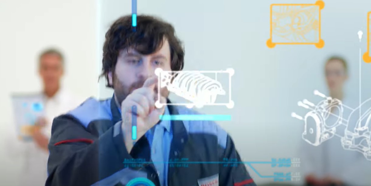 black chair and white table